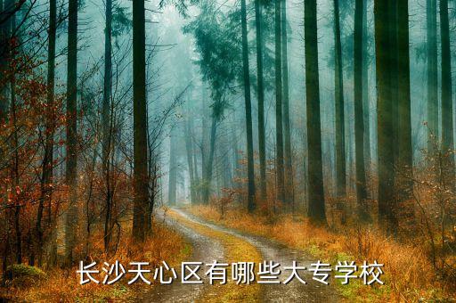  長沙天心區(qū)有哪些大專學(xué)校
