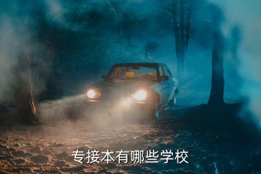 專接本有哪些學校