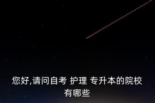 廣東護(hù)理專業(yè)專升本