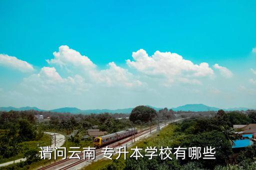 請問云南 專升本學校有哪些