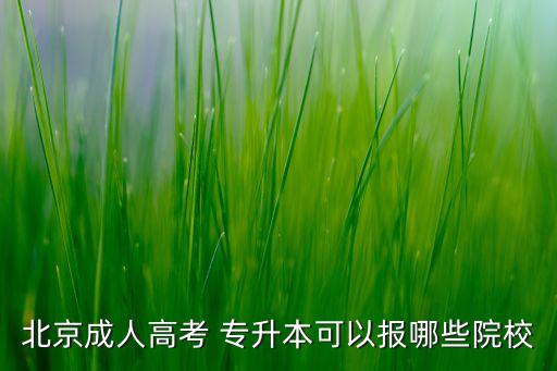 專升本成考有哪些學校好,上海成考專升本有哪些學校