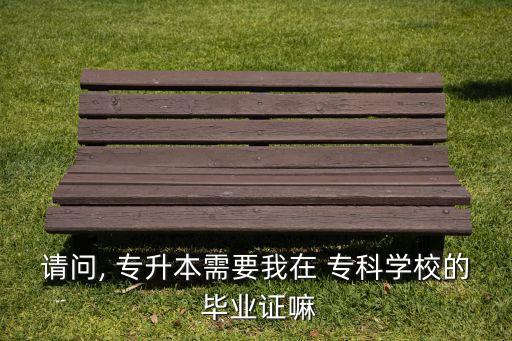 請問, 專升本需要我在 ?？茖W校的 畢業(yè)證嘛