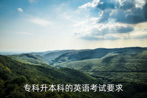 專升本外語(yǔ)考什么條件,成人專升本外語(yǔ)考什么?