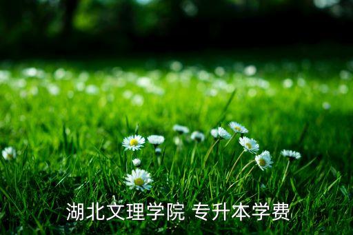  湖北文理學(xué)院 專升本學(xué)費