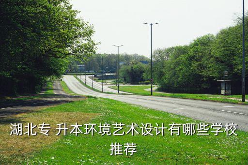湖北專(zhuān) 升本環(huán)境藝術(shù)設(shè)計(jì)有哪些學(xué)校推薦