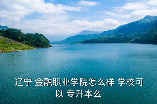  遼寧 金融職業(yè)學(xué)院怎么樣 學(xué)?？梢?專升本么