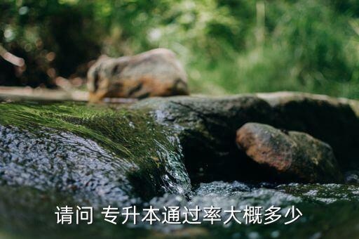 請問 專升本通過率大概多少