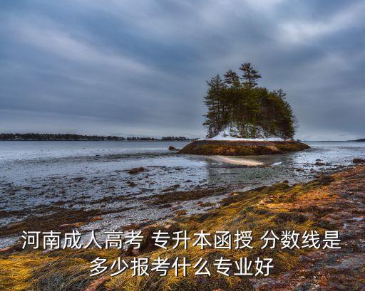 河南成人高考 專升本函授 分?jǐn)?shù)線是多少報(bào)考什么專業(yè)好