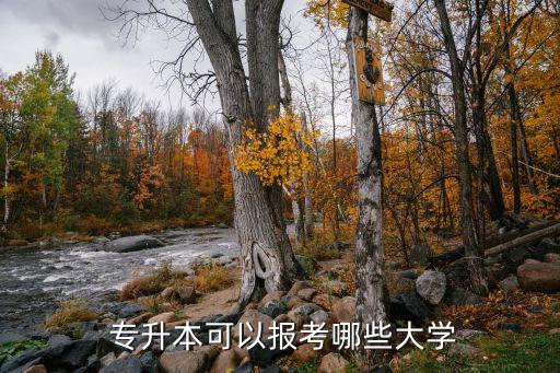  專(zhuān)升本可以報(bào)考哪些大學(xué)