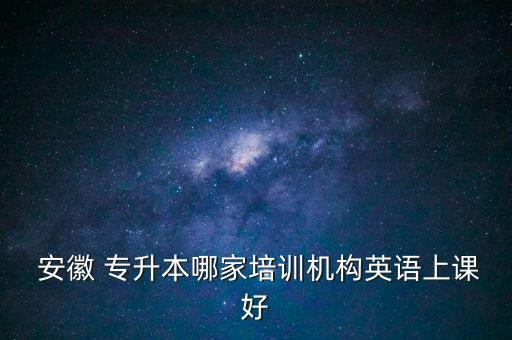  安徽 專升本哪家培訓(xùn)機(jī)構(gòu)英語(yǔ)上課好