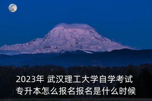 武漢理工大學(xué)網(wǎng)絡(luò)教育專升本