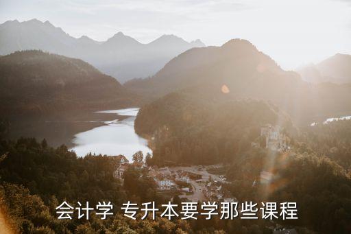 會(huì)計(jì)專(zhuān)業(yè)專(zhuān)升本的書(shū)