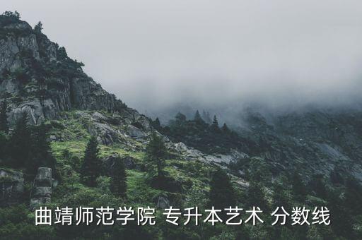  曲靖師范學(xué)院 專(zhuān)升本藝術(shù) 分?jǐn)?shù)線