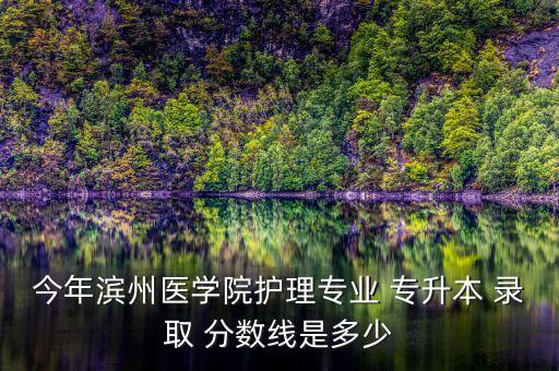 今年濱州醫(yī)學(xué)院護(hù)理專業(yè) 專升本 錄取 分?jǐn)?shù)線是多少