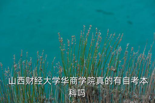 山西專升本財專類院校