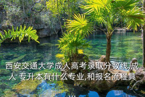 西安交通大學(xué)成人高考錄取分?jǐn)?shù)線,成人 專升本有什么專業(yè),和報名流程具...