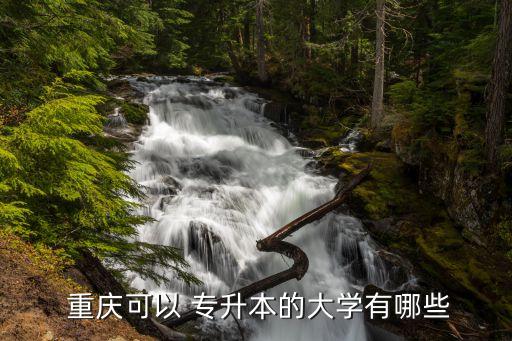  重慶可以 專(zhuān)升本的大學(xué)有哪些