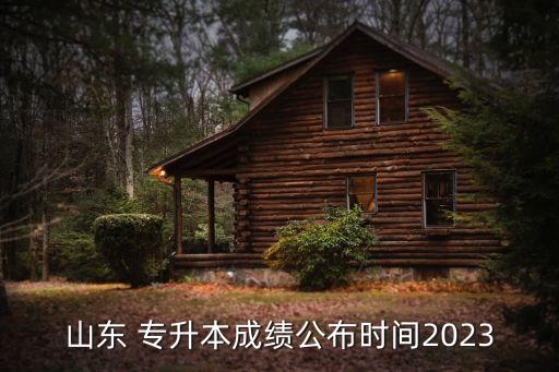 山東 專升本成績公布時(shí)間2023