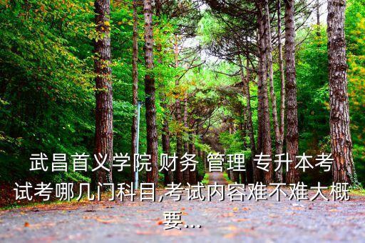 財(cái)務(wù)管理專升本難度,河南財(cái)務(wù)管理專升本可以報(bào)考的學(xué)校
