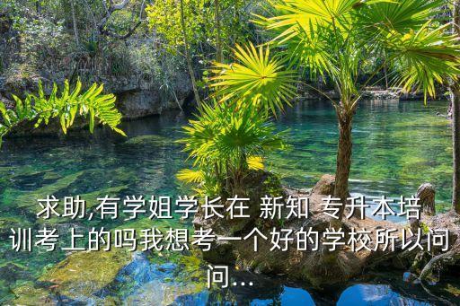 求助,有學(xué)姐學(xué)長在 新知 專升本培訓(xùn)考上的嗎我想考一個好的學(xué)校所以問問...