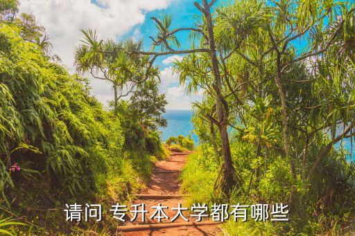 請(qǐng)問 專升本大學(xué)都有哪些