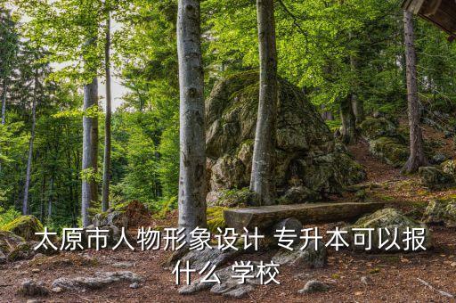  太原市人物形象設計 專升本可以報什么 學校