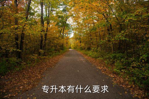 河北專升本報考條件,成人專升本報考條件及要求