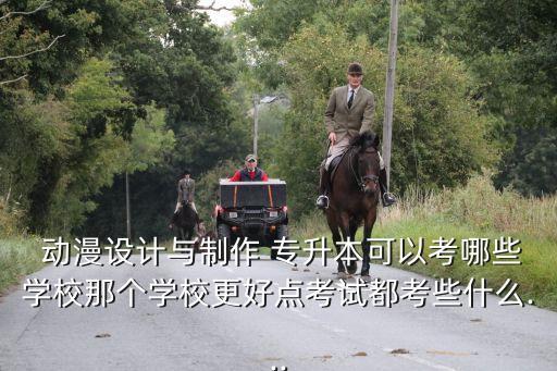動漫專業(yè)專升本報考,動漫制作專升本可以報考什么學校