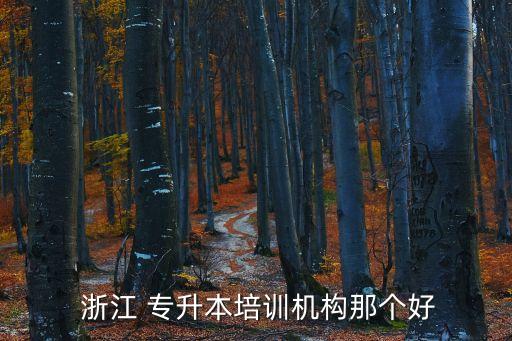  浙江 專(zhuān)升本培訓(xùn)機(jī)構(gòu)那個(gè)好