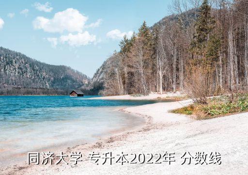 同濟(jì)大學(xué) 專升本2022年 分?jǐn)?shù)線